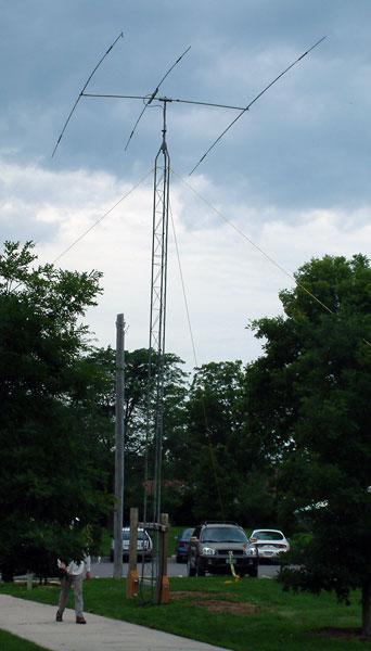Triband beam up 30 feet